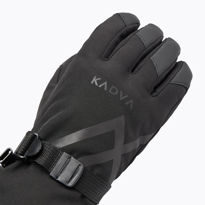 Жіночі лижні рукавички KADVA Mountain Flow 3M Thinsulate чорний 6