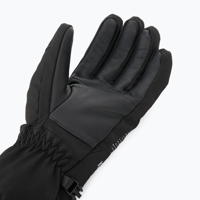 Жіночі лижні рукавички KADVA Mountain Flow Pro шкіра 3M Thinsulate чорний 7