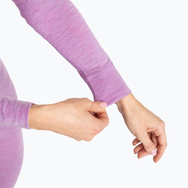 Комплект термобілизни жіночий WOOLCANO Merino SET0543 фіолетовий 4