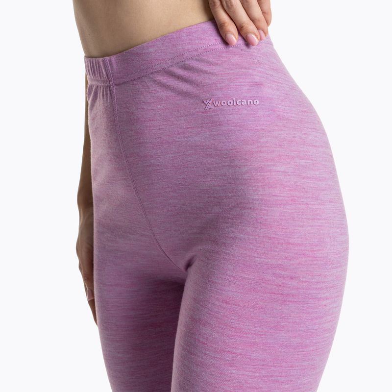Комплект термобілизни жіночий WOOLCANO Merino SET0543 фіолетовий 9