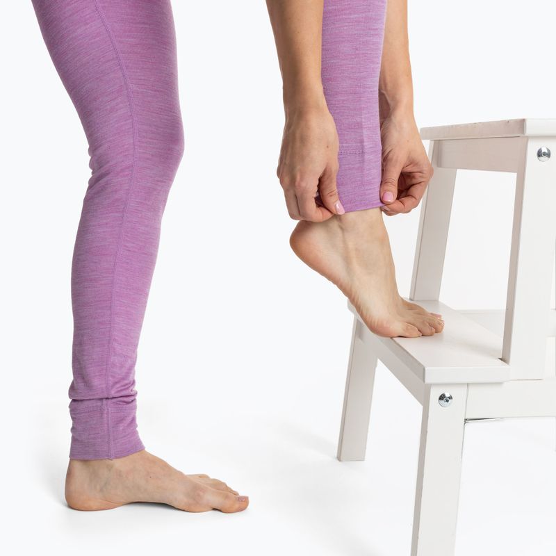 Комплект термобілизни жіночий WOOLCANO Merino SET0543 фіолетовий 10