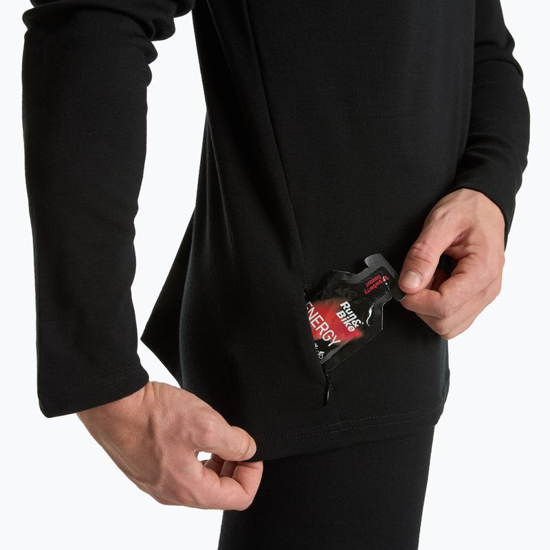 Кофта термічна чоловіча WOOLCANO Merino Топ0544 чорний 8