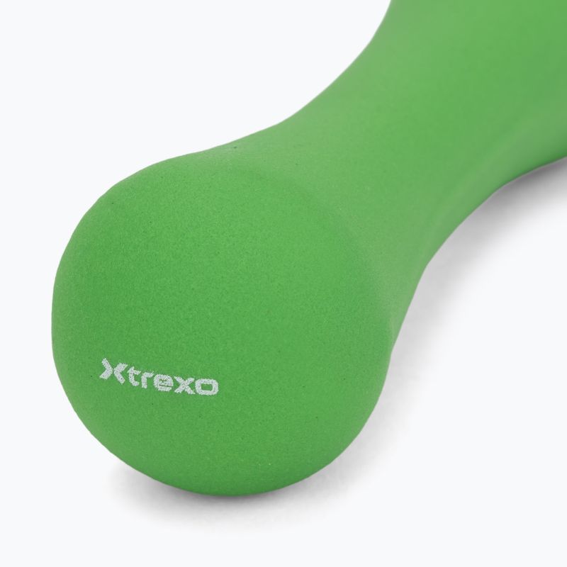 Гантеля неопренова XTREXO TX0-B4M008 1 кг зелений 5