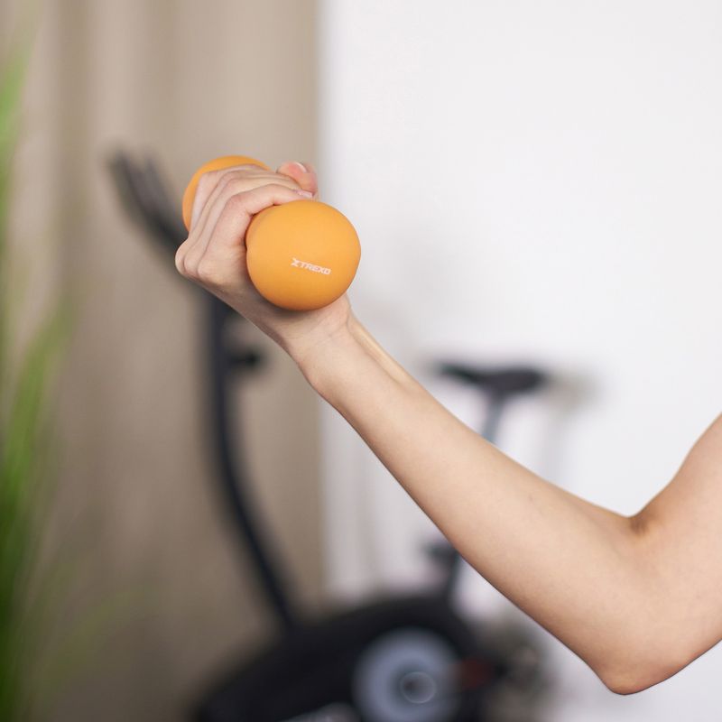 Гантеля неопренова XTREXO TX0-B4M009 1,5 кг помаранчевий 6