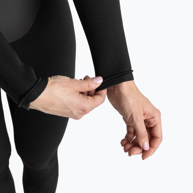 Гідрокостюм для серфінгу жіночий AQUASTIC неопреновий 4/3 мм WAVEY чорний 7