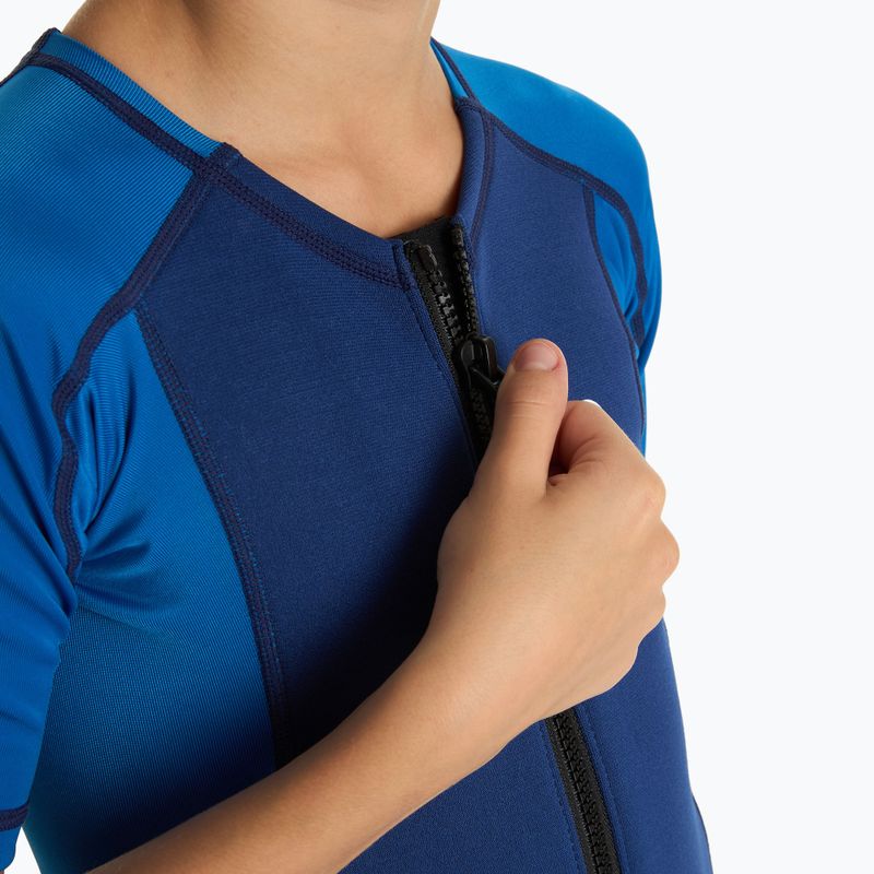 Гідрокостюм для серфінгу дитячий AQUASTIC неопреновий 1.5 мм WAVEY блакитний 5