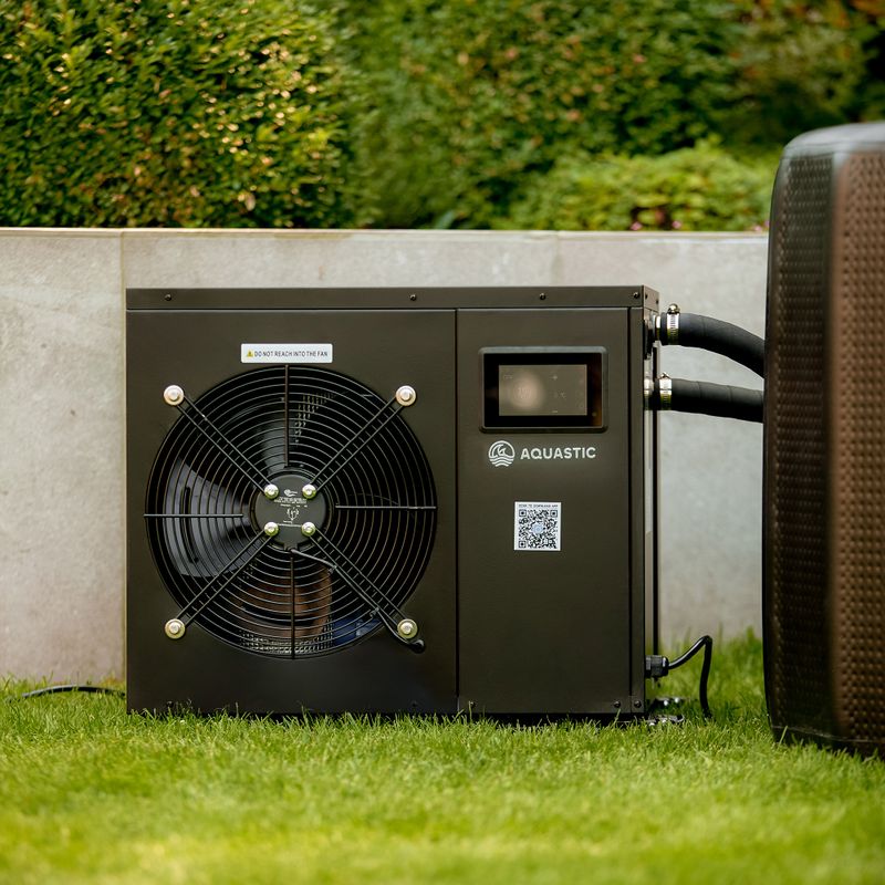 Набір AQUASTIC басейн 456L з агрегатом для моржування BrrFree black 3