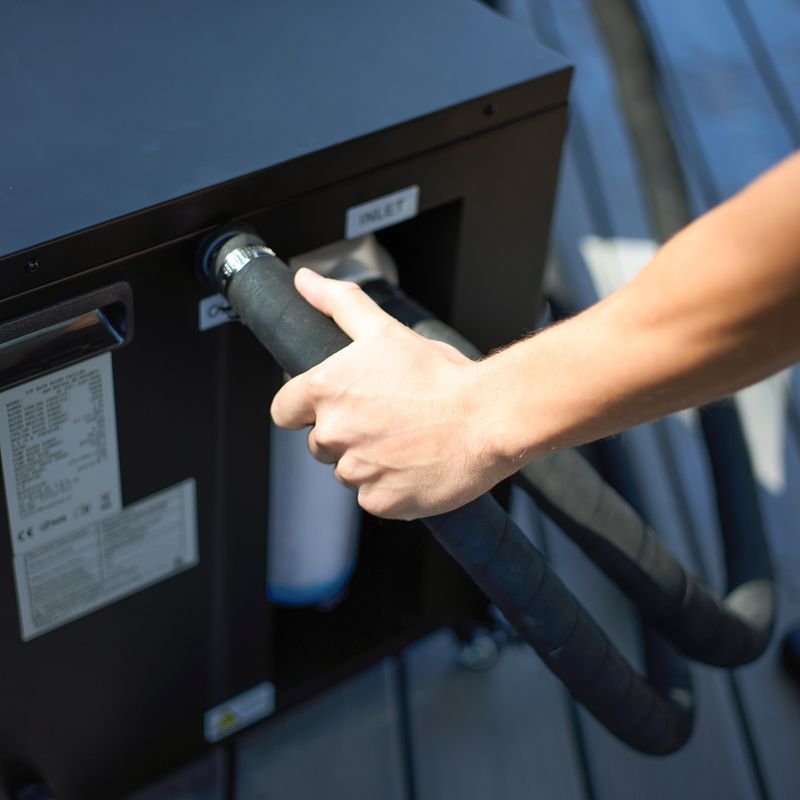 Набір AQUASTIC басейн 456L з агрегатом для моржування BrrFree black 8