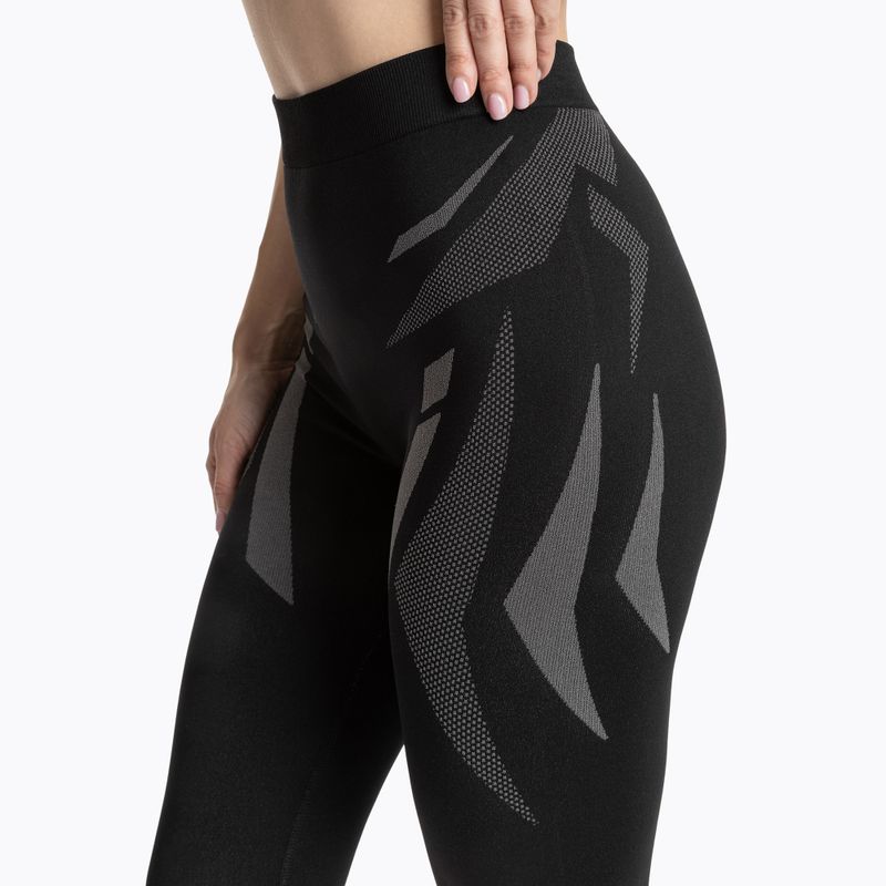Жіночий комплект термоактивної білизни KADVA ALPINESTEP COOLMAX THERMAL PRO DRY безшовний чорний 9