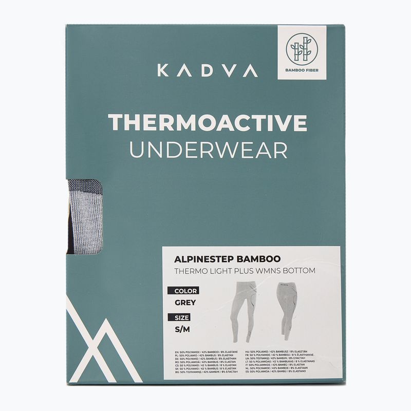 Штани термоактивні жіночі KADVA ALPINESTEP BAMBOO THERMO LIGHT PLUS сірий 8