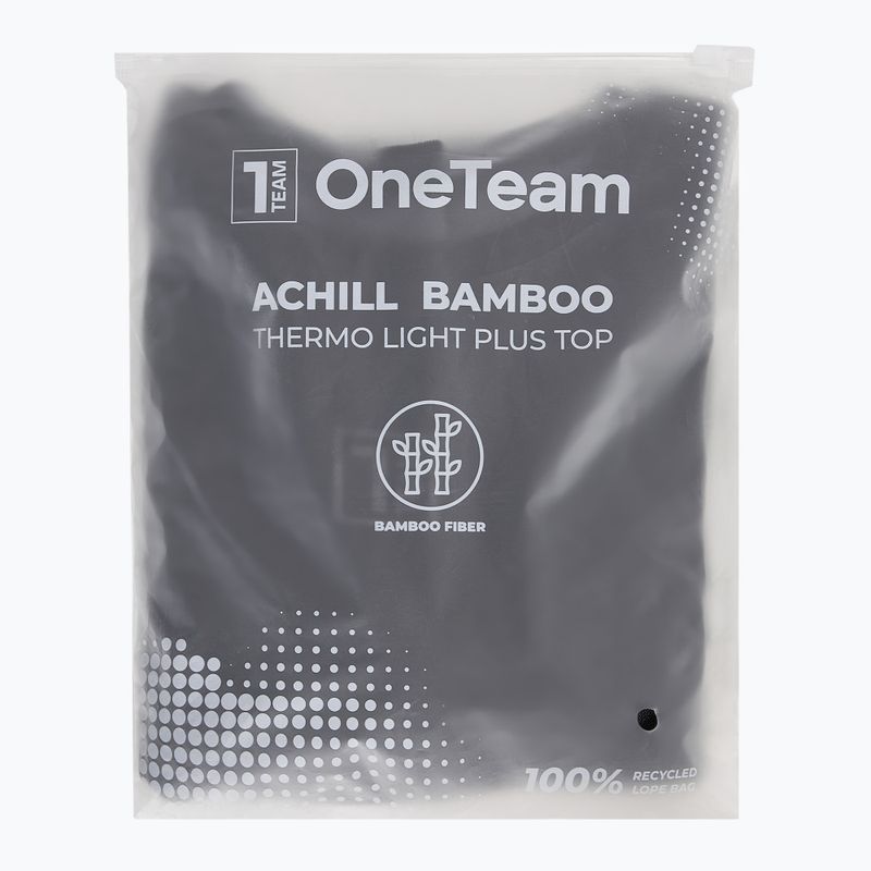 Кофта термоактивна чоловіча OneTeam ACHILL BAMBOO THERMO LIGHT PLUS чорний 9