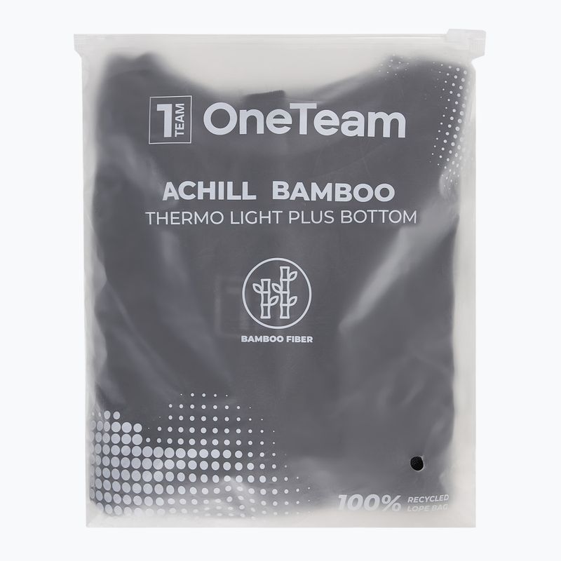 Штани термоактивні чоловічі OneTeam ACHILL BAMBOO THERMO LIGHT PLUS чорний 7