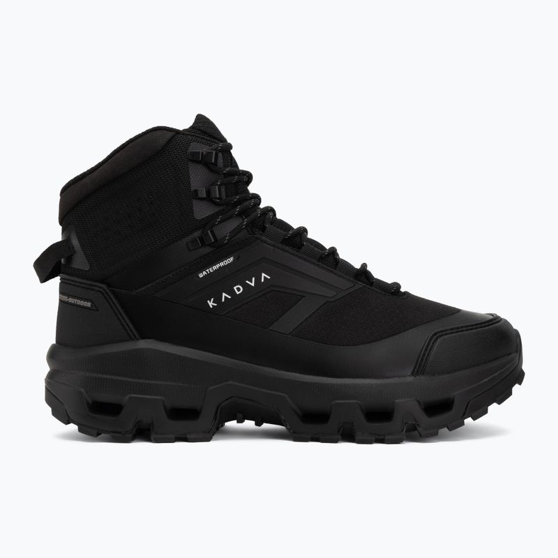 Чоловічі трекінгові черевики KADVA Obsidian Mid WP чорний 7