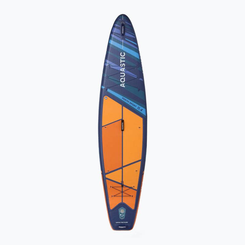 Набір дошка SUP надувна AQUASTIC Perth Sport 11'4" MSL allround orange 3
