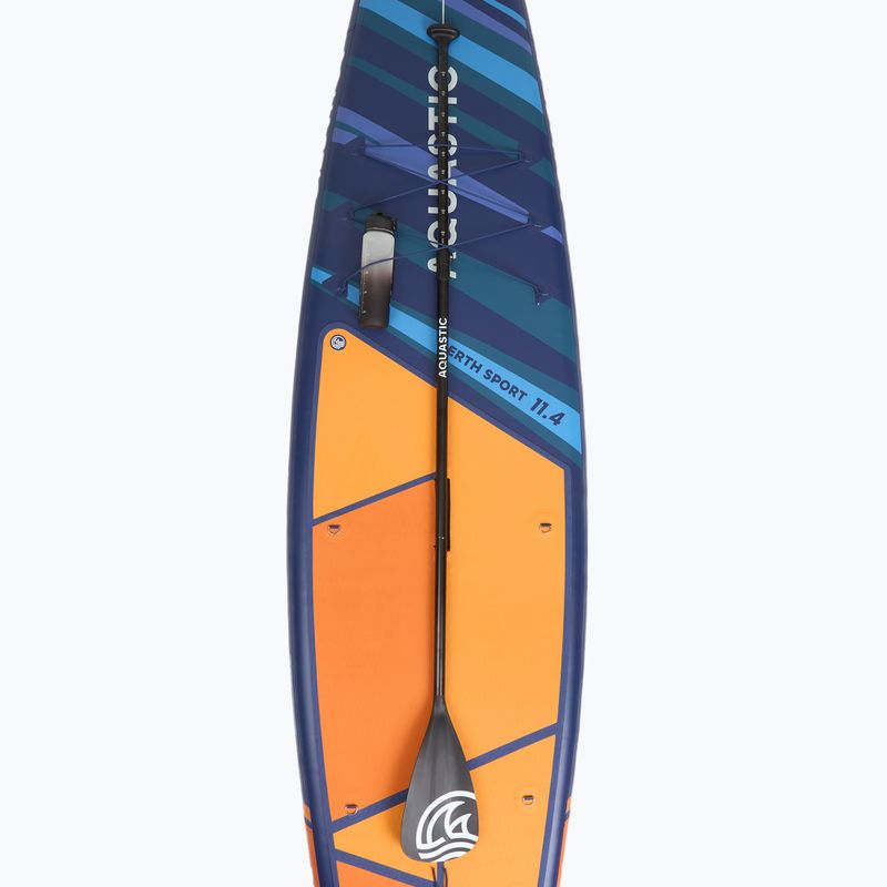 Набір дошка SUP надувна AQUASTIC Perth Sport 11'4" MSL allround orange 10