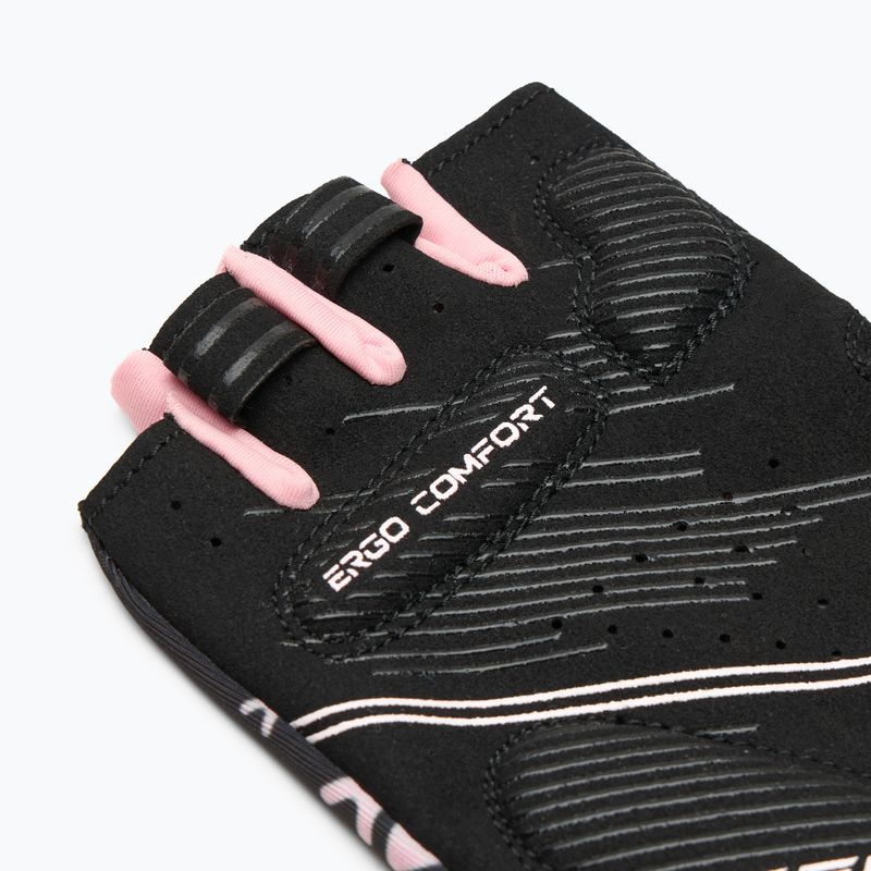 Рукавички велосипедні жіночі ATTABO Vito WMNS gel shock proof рожевий/чорний 4