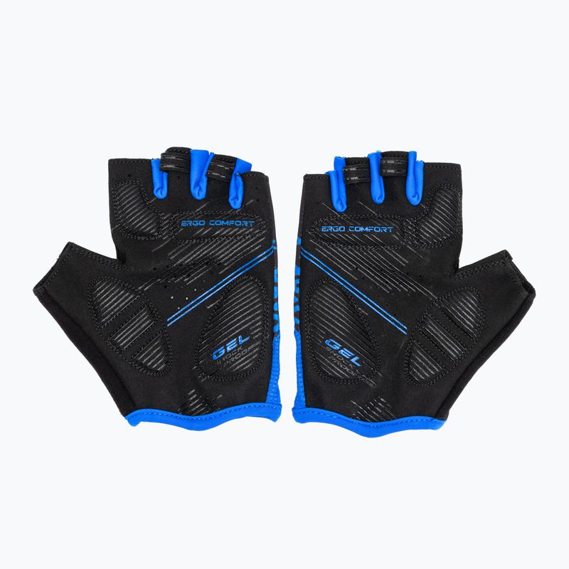Рукавички велосипедні ATTABO Vito gel shock proof блакитний/чорний 3