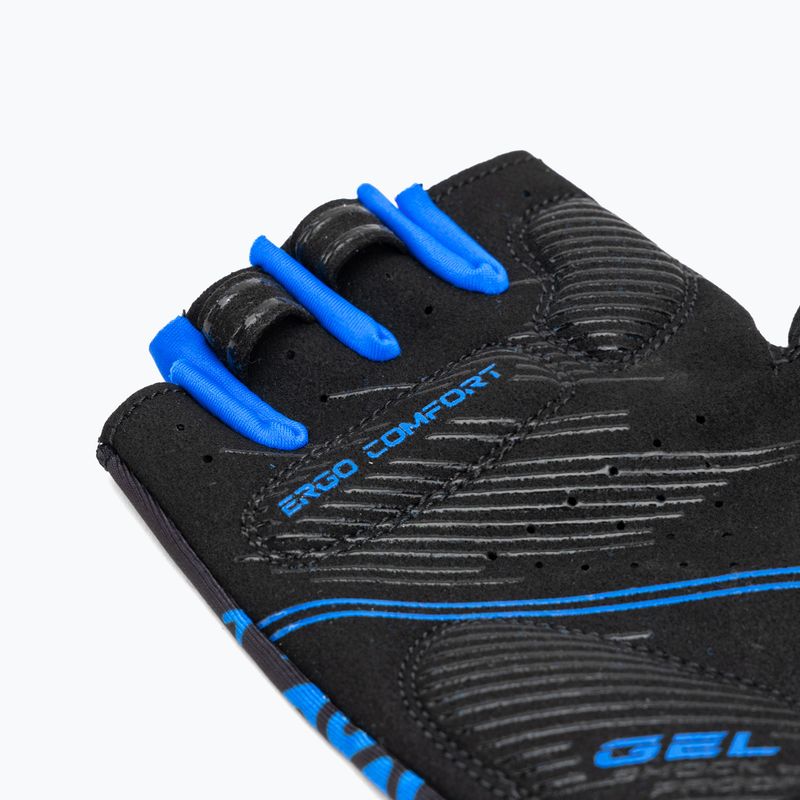 Рукавички велосипедні ATTABO Vito gel shock proof блакитний/чорний 4