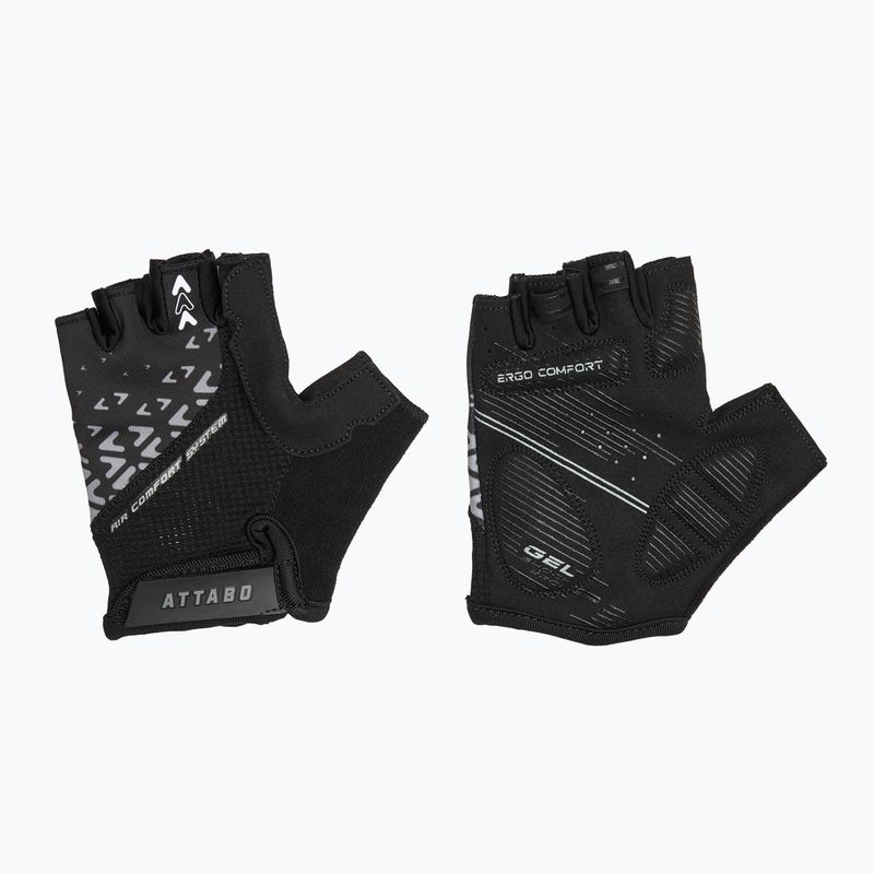Рукавички велосипедні дитячі ATTABO Vito JRB gel shock proof чорний