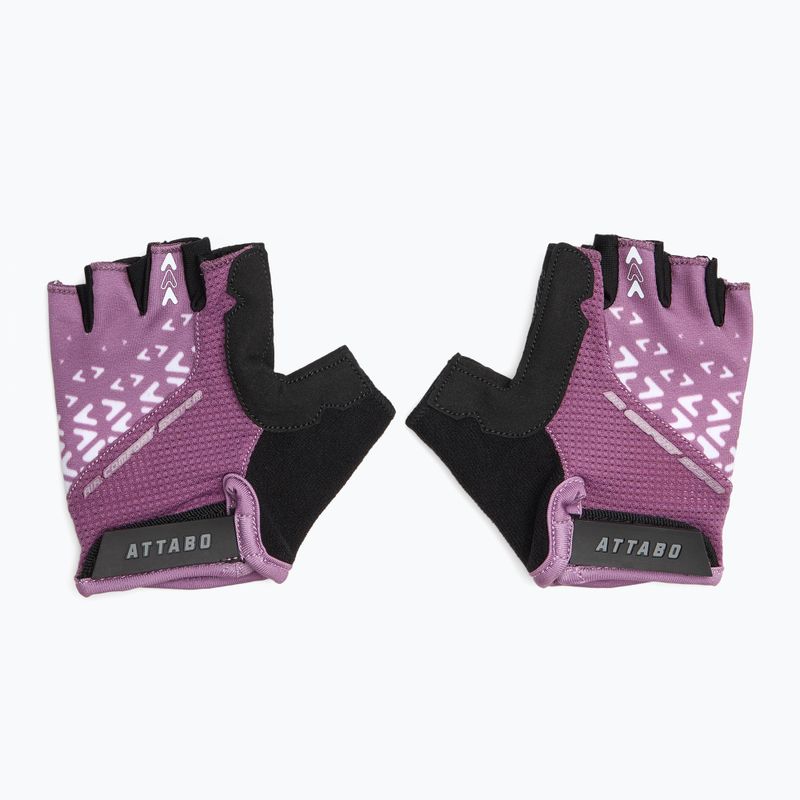 Рукавички велосипедні дитячі ATTABO Vito JRG gel shock proof рожевий/чорний 5