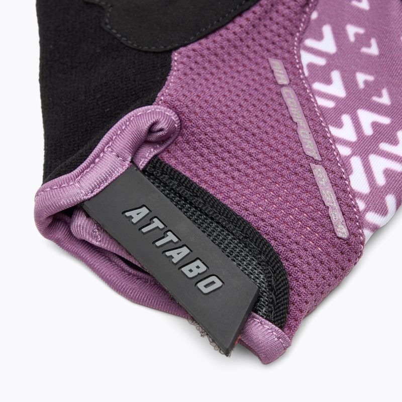 Рукавички велосипедні дитячі ATTABO Vito JRG gel shock proof рожевий/чорний 9