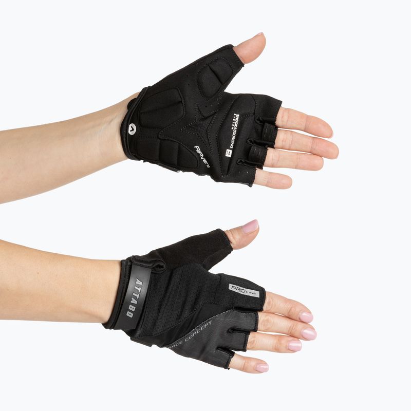 Рукавички велосипедні ATTABO Kinu Pro shock absorbing system чорний 4