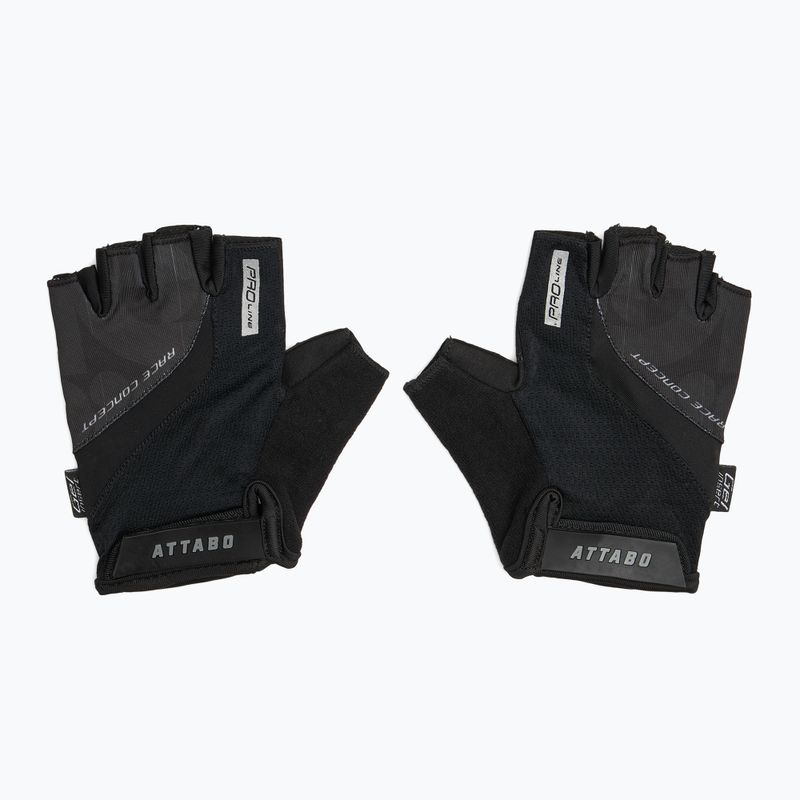 Рукавички велосипедні ATTABO Kinu Pro shock absorbing system чорний 2