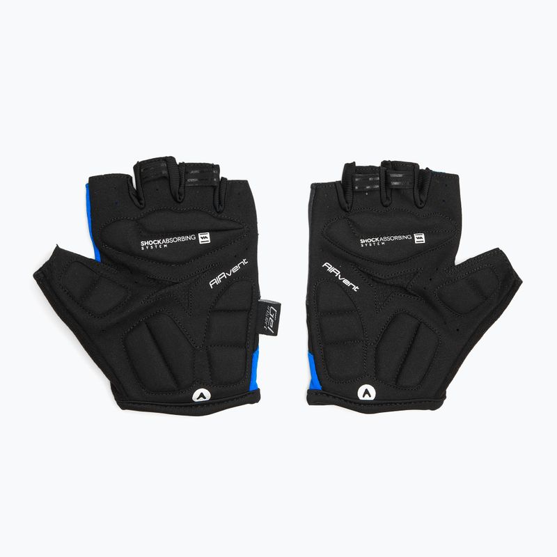 Рукавички велосипедні ATTABO Kinu Pro shock absorbing system блакитний/чорний 3