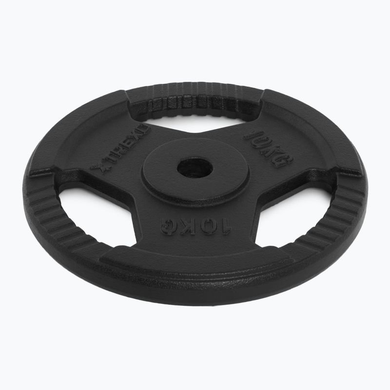 Диск чавунний TREXO TRX-ICP010 10 кг chrom