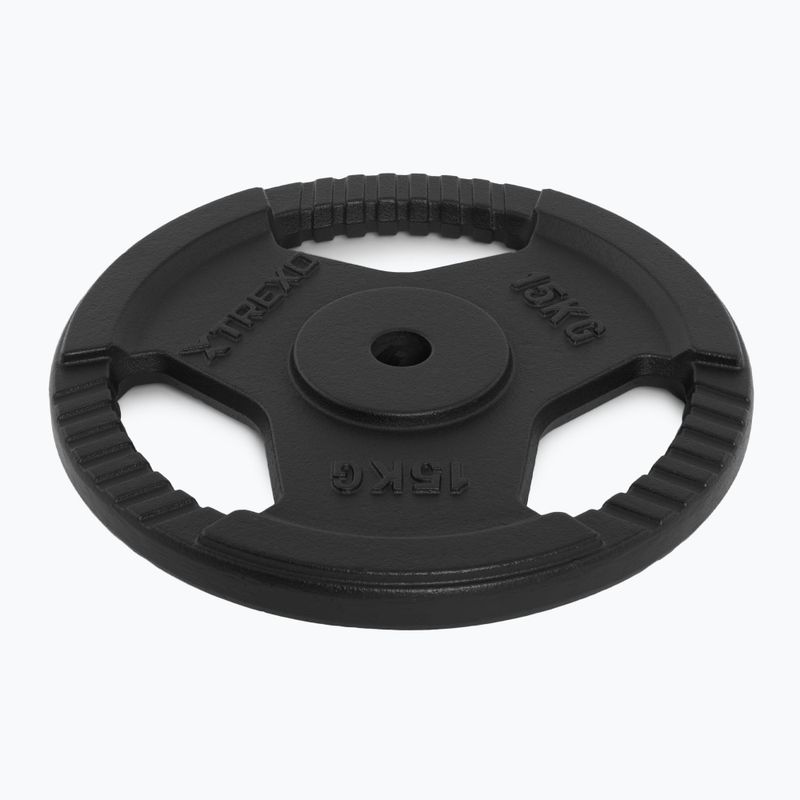 Диск чавунний XTREXO TRX-ICP015 15 кг chrom