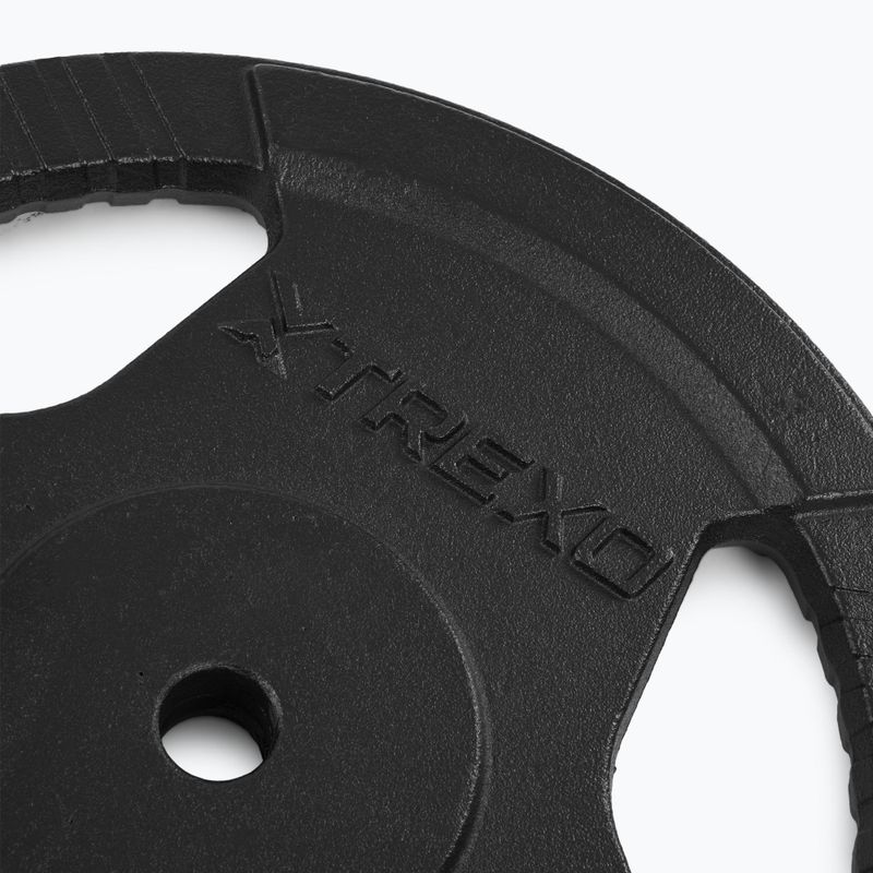 Диск чавунний XTREXO TRX-ICP025 25 кг chrom 4