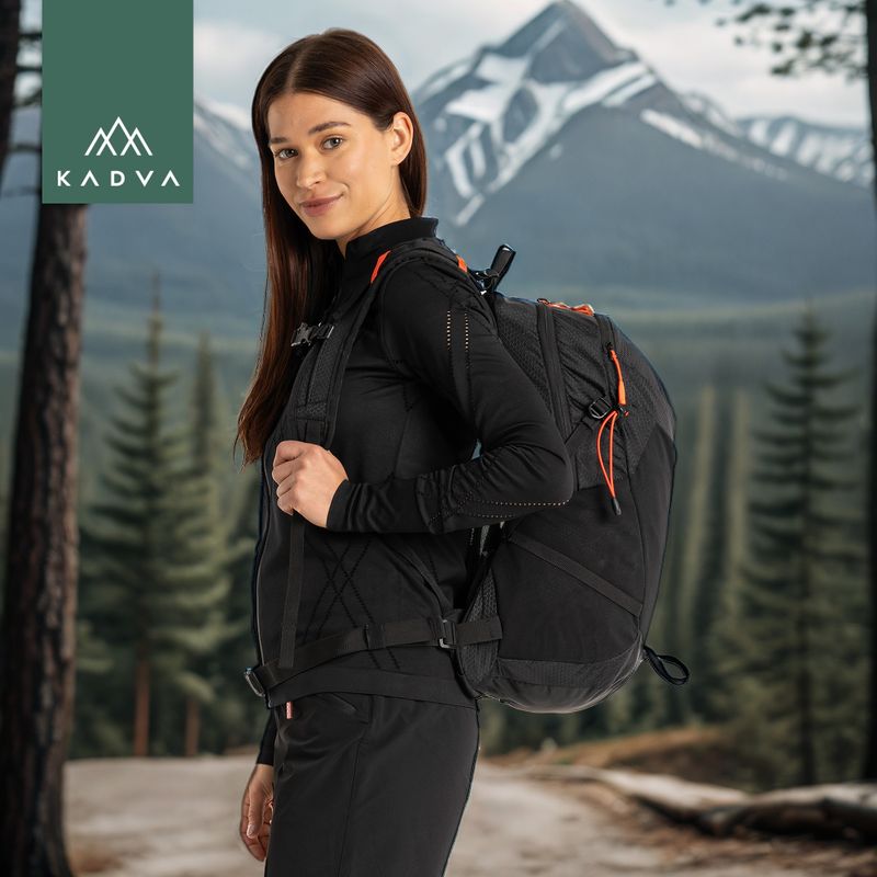 Рюкзак туристичний KADVA Aventura 22 л чорний 26