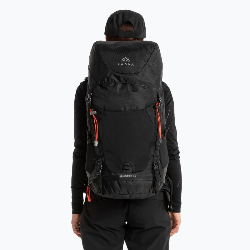 Рюкзак трекінговий KADVA Sendero 35 л чорний 19