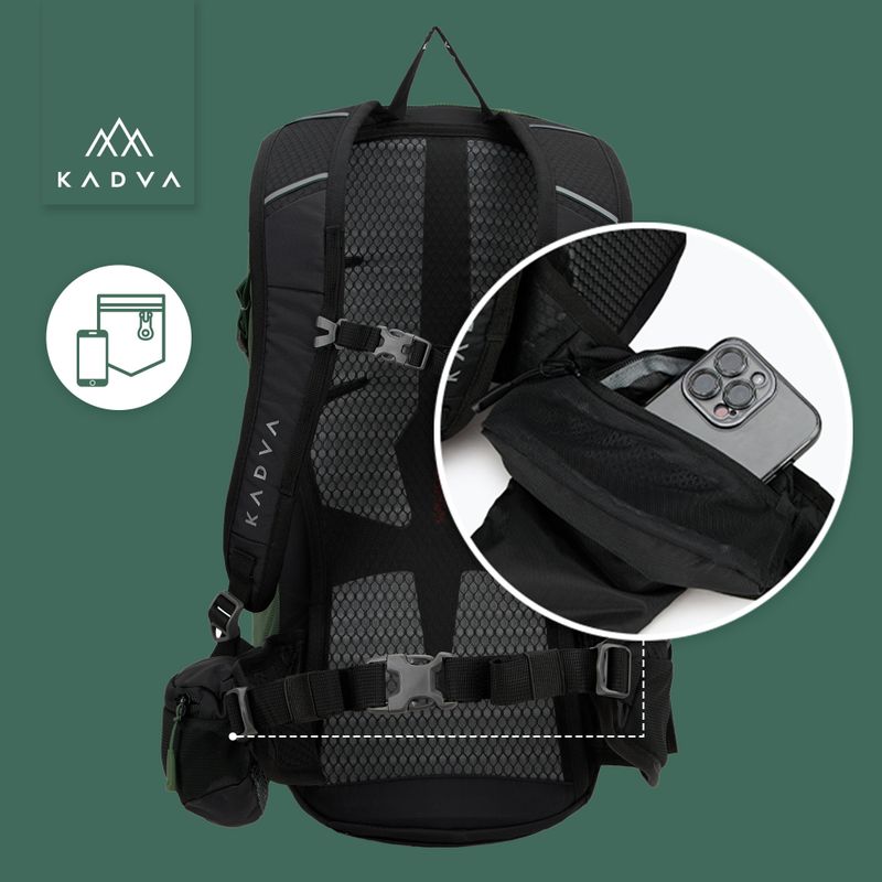 Туристичний рюкзак KADVA Escapada 30 л зелений 29