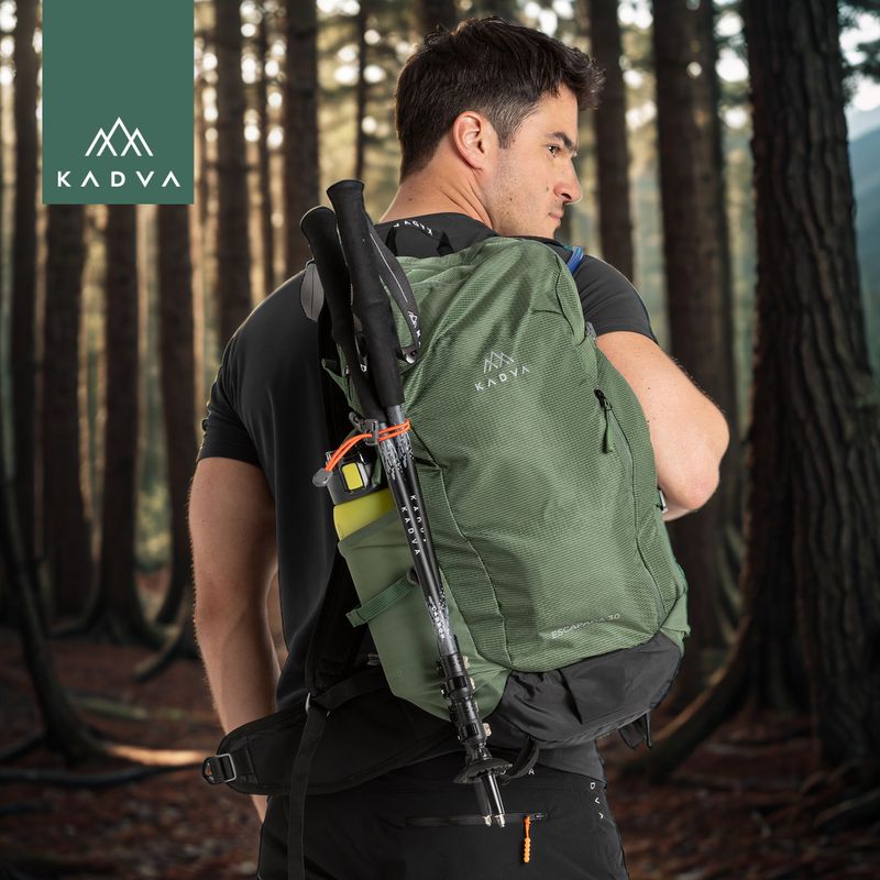 Туристичний рюкзак KADVA Escapada 30 л зелений 32