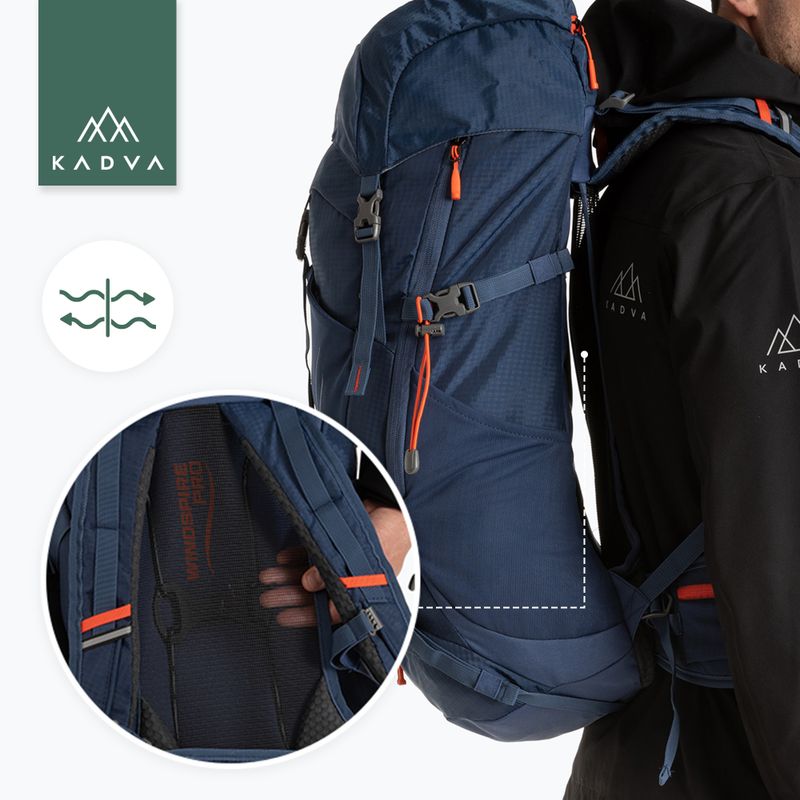 Трекінговий рюкзак KADVA Vagabundo 40 л синій 26