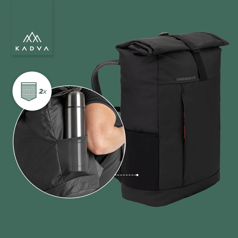 Міський рюкзак KADVA Companion 20 л чорний 11