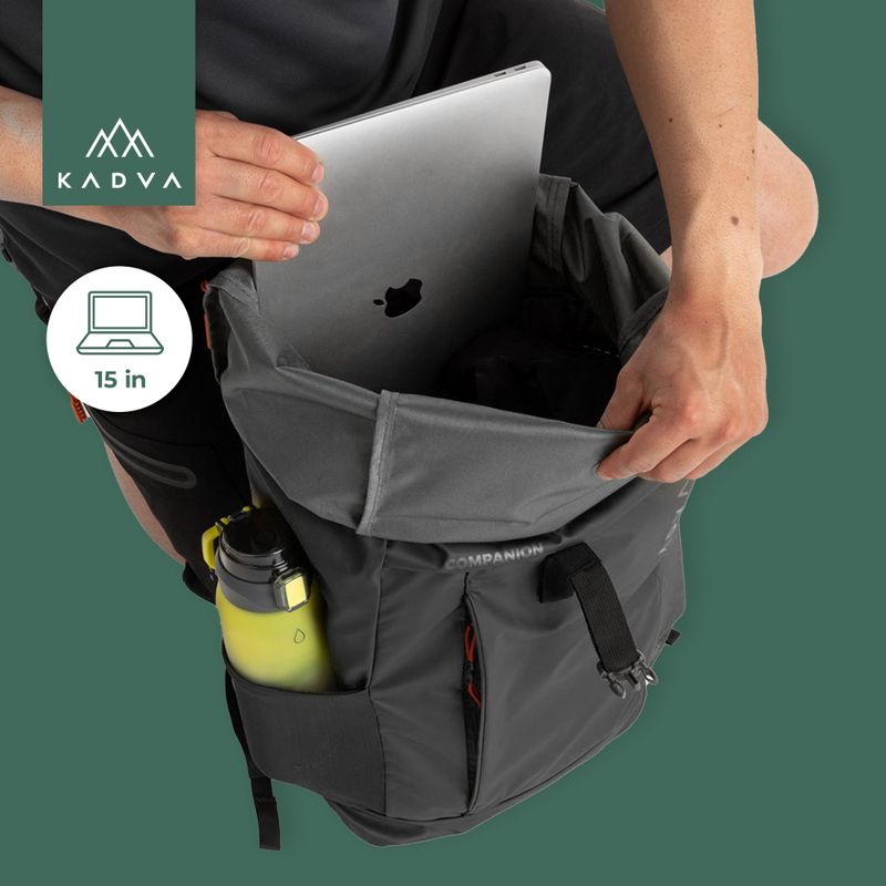 Міський рюкзак KADVA Companion 20 л чорний 12