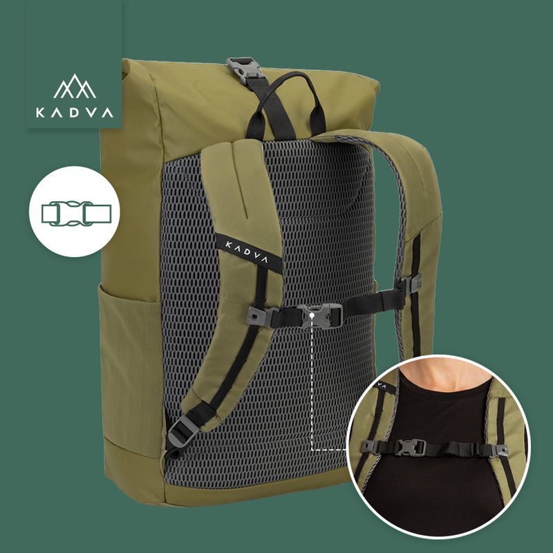 Міський рюкзак KADVA Companion 20 л хакі 16