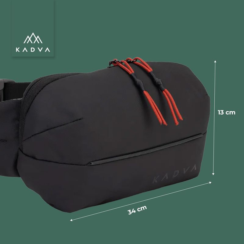 Сумка-бананка KADVA Companion чорний 14