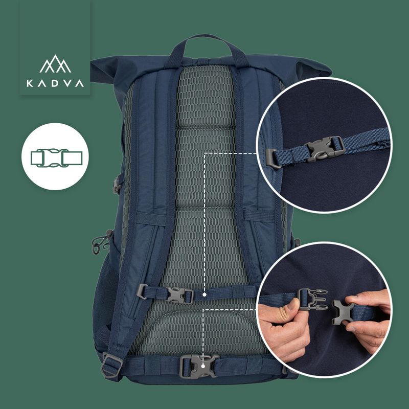 Рюкзак міський KADVA CityQuest 22 л синій 22