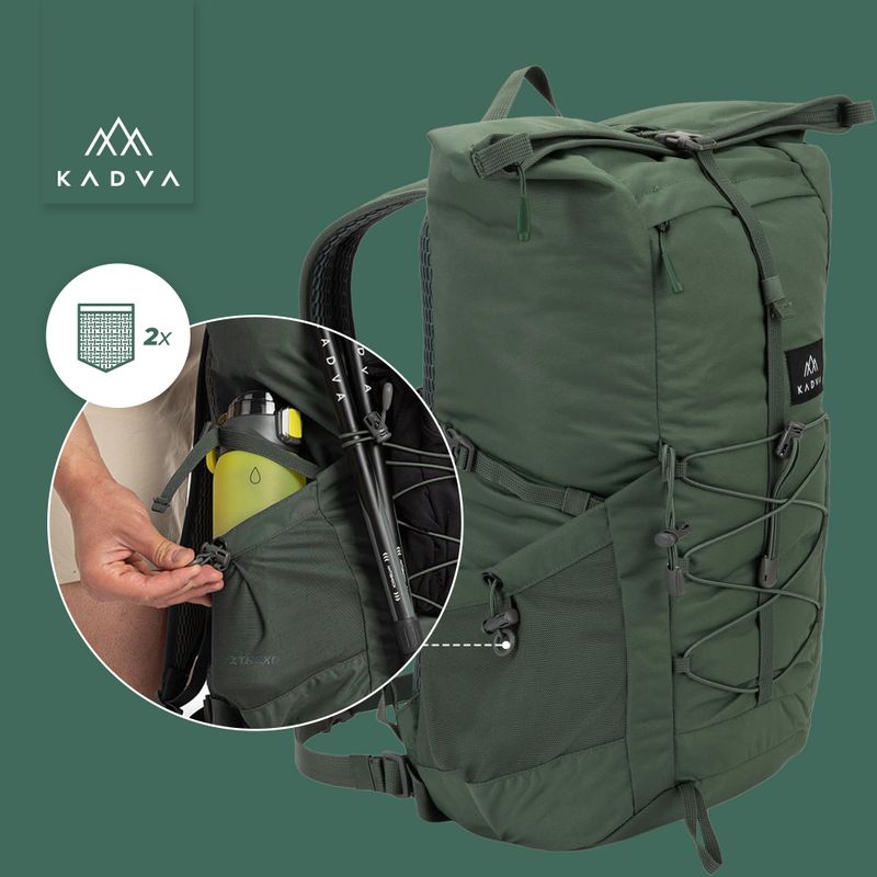 Рюкзак міський KADVA CityQuest 22 л зелений 21