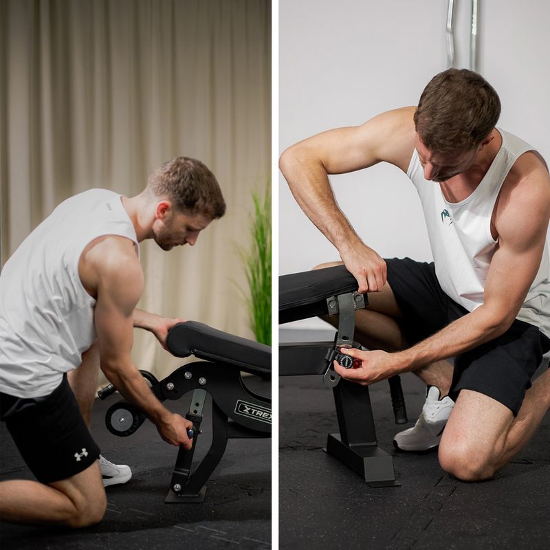 Лава для тренувань XTREXO B750 регульована чорний 12