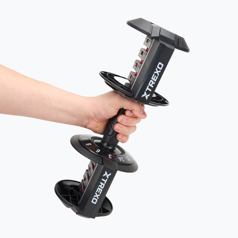 Ручка XTREXO для регульованої гантелі 24 кг TXO-B4W002-B чорний 6