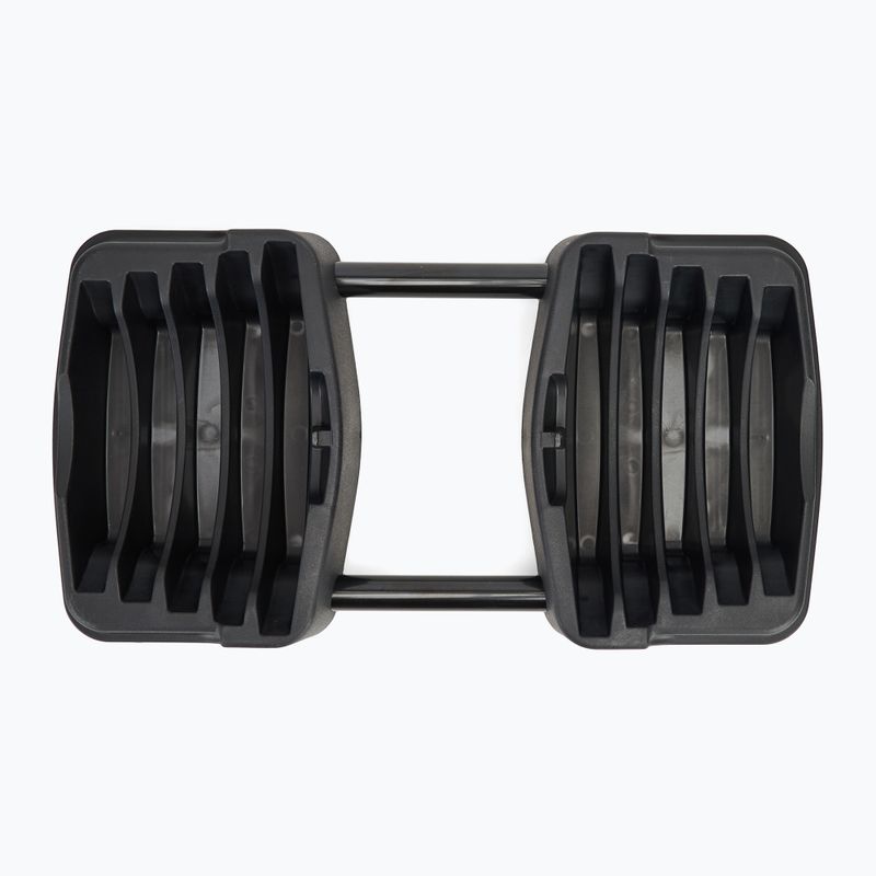 Підставка XTREXO для штанги регульованої + гантеля 2в1 TRX-ABD40 чорний 3