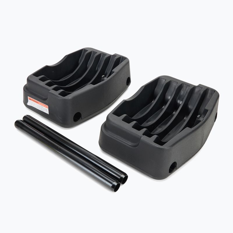 Підставка XTREXO для штанги регульованої + гантеля 2в1 TRX-ABD40 чорний 4