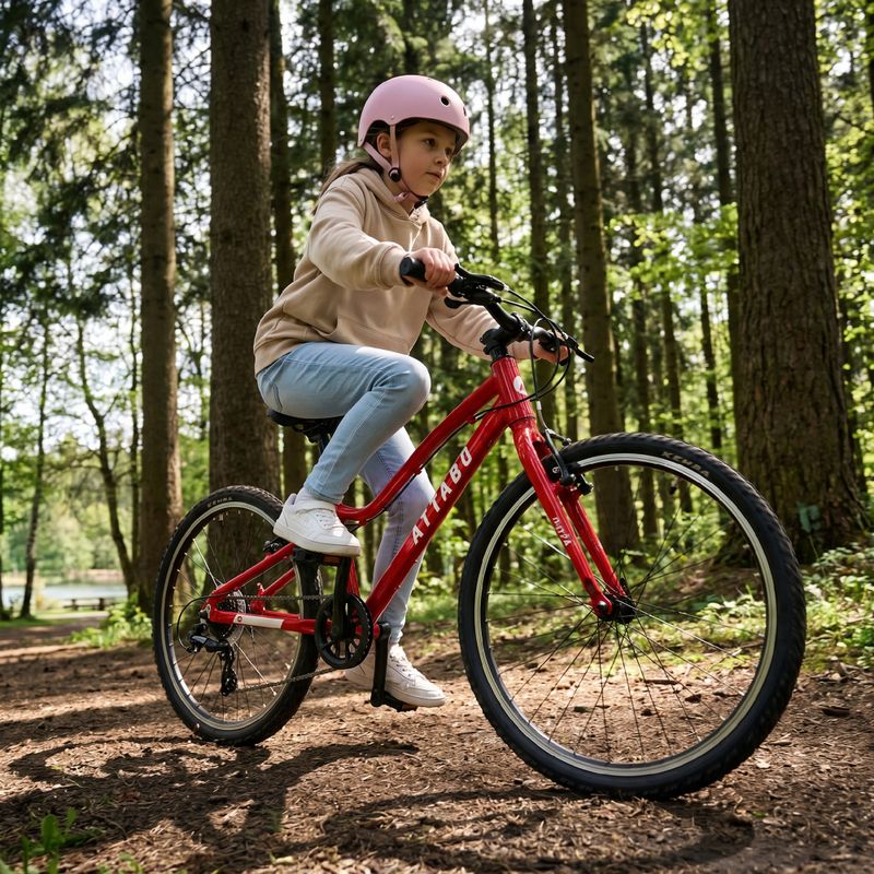 Дитячий велосипед ATTABO EASE 24" червоний 4