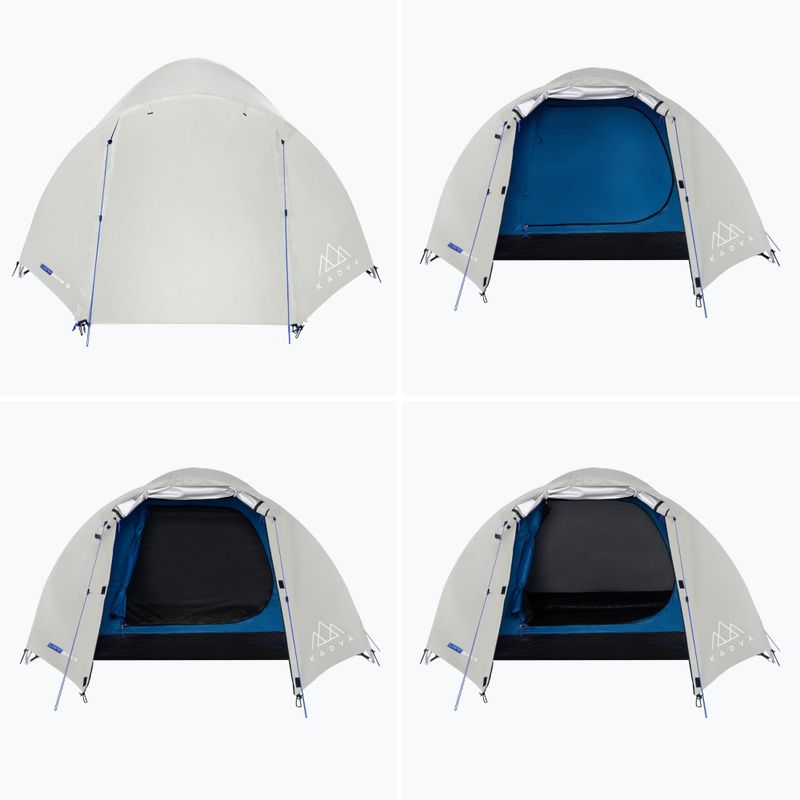 Намет кемпінговий чотиримісний KADVA CAMPdome 4 grey 4