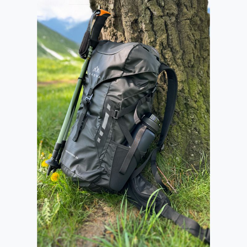 Рюкзак туристичний KADVA Mundoro 35 л чорний 15