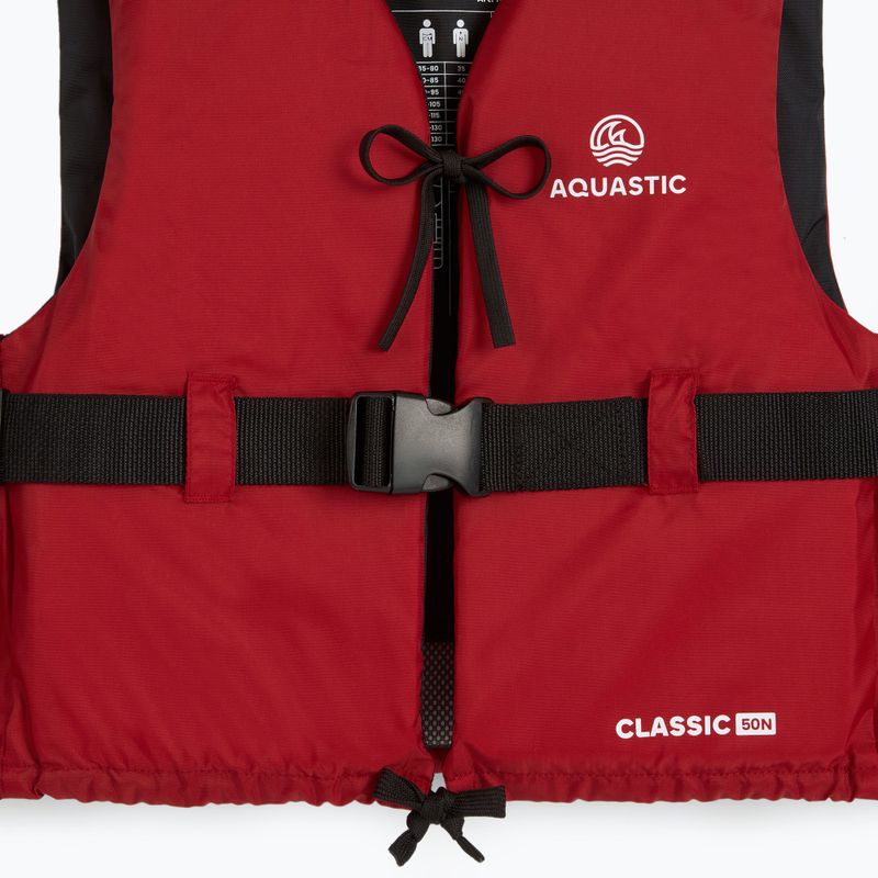 Жилет страхувальний AQUASTIC Classic 50N червоний 3
